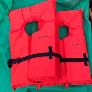 Adult Life Jackets - good used condition - set of two